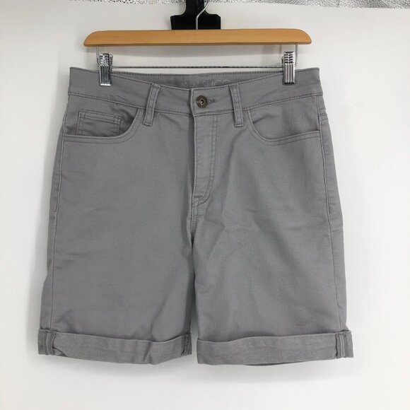 Parasuco Light Grey Denim Shorts size 8 - Picture 2 of 16